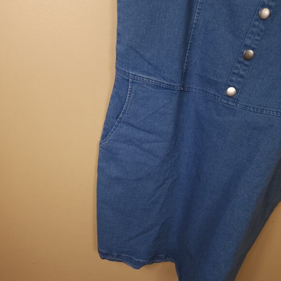 Rue21 Medium Wash Denim A-line Dress Size 2X - Picture 3 of 10